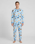 Hanukkah Donut Family Matching Bamboo Men's Pajama Set