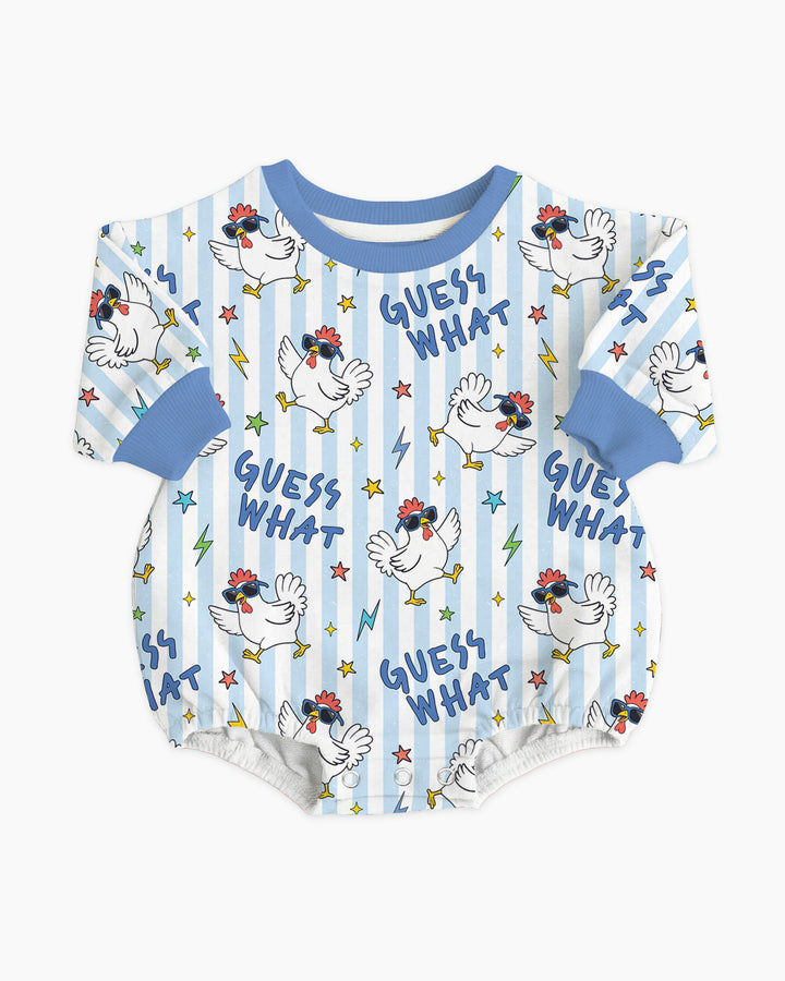Guess What Chicken Butt! Bamboo Bubble Romper