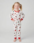 North Pole Retro Bamboo Two Piece Long Sleeve Pajama Set