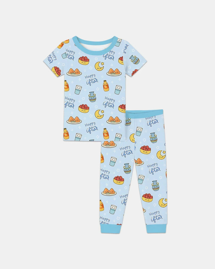 Iftar Party Bamboo Two Piece Short Sleeve Pajama Set