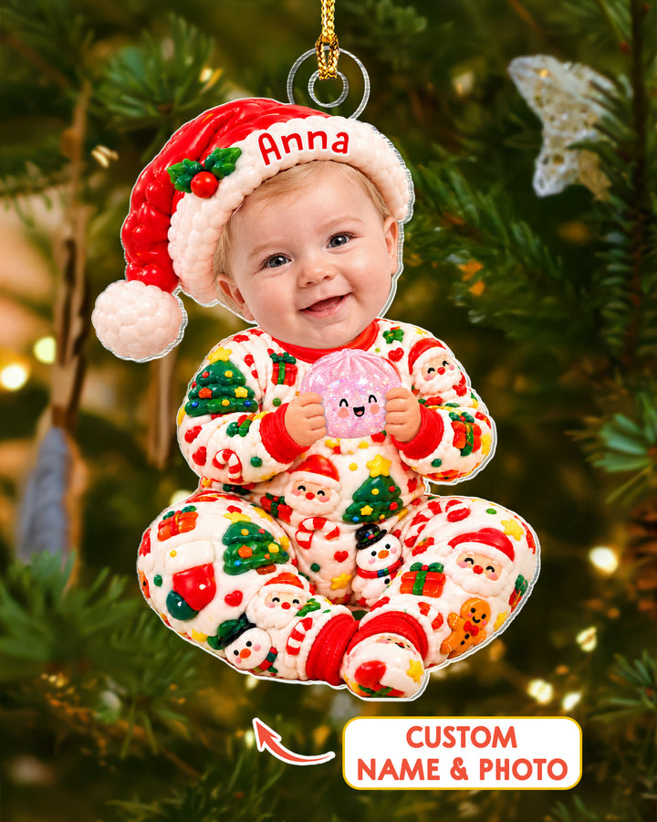 Squishy Christmas Joy Acrylic Ornament