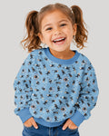 Hockey Dogs - Blue and Black Bamboo Crewneck Sweatshirt