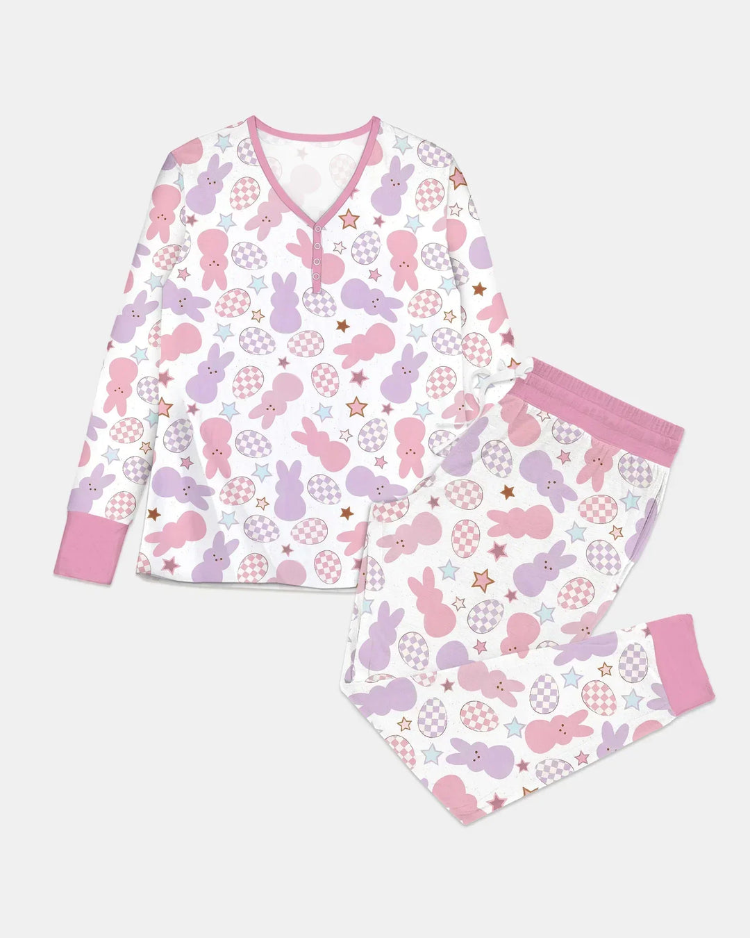 Easter Peep Bunnies Bamboo Women Pajama Set
