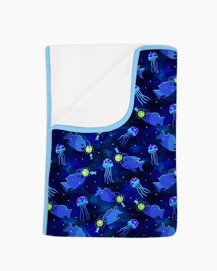 Happy Glow Fish Bamboo Blanket