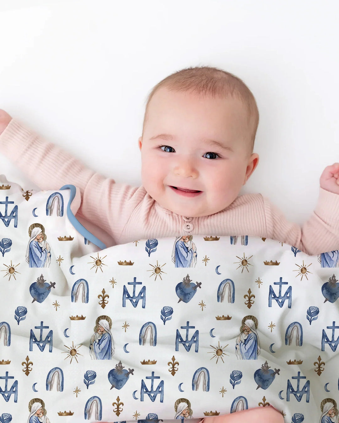 Little Ave Maria Bamboo Blanket