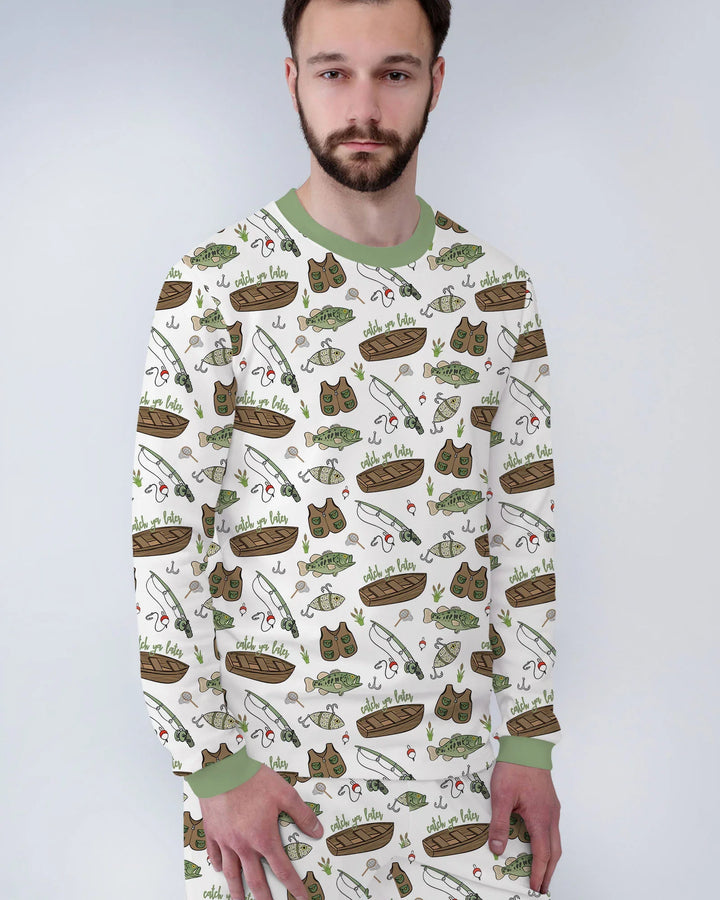 Catch Ya Later Bamboo Men's Pajama Set