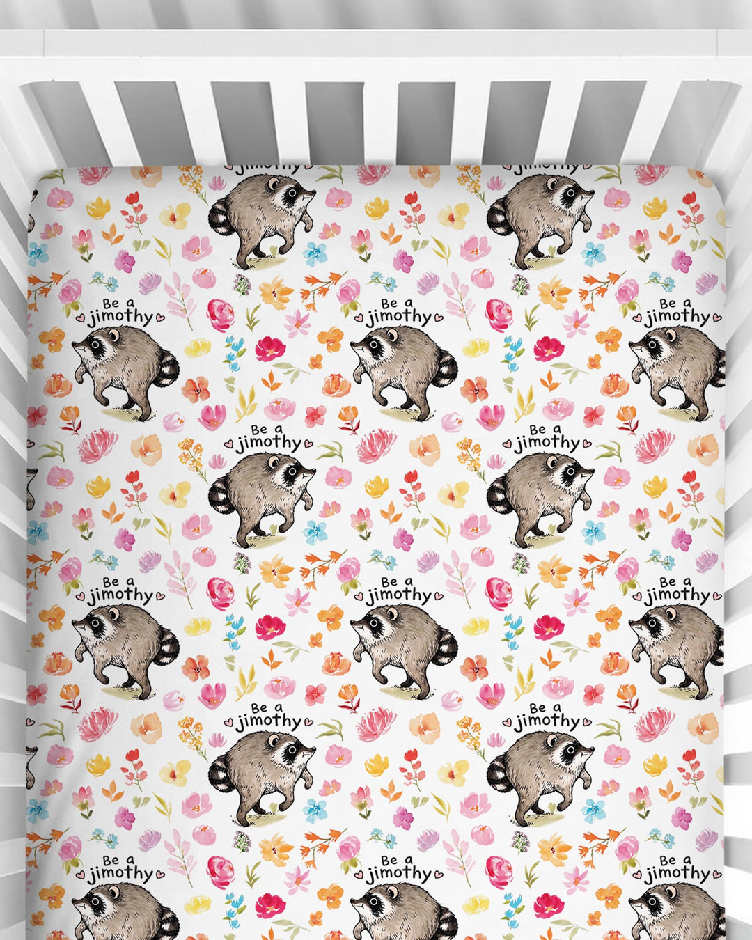 Be A Jimothy Family Matching Bamboo Fitted Crib Sheet