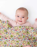 All Over Christmas Fun Bamboo Blanket