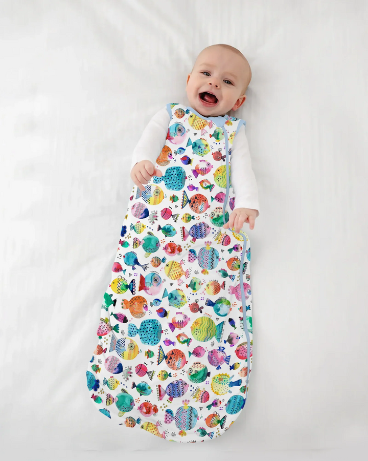 Rainbow Reef Fish Bamboo Sleep Bag