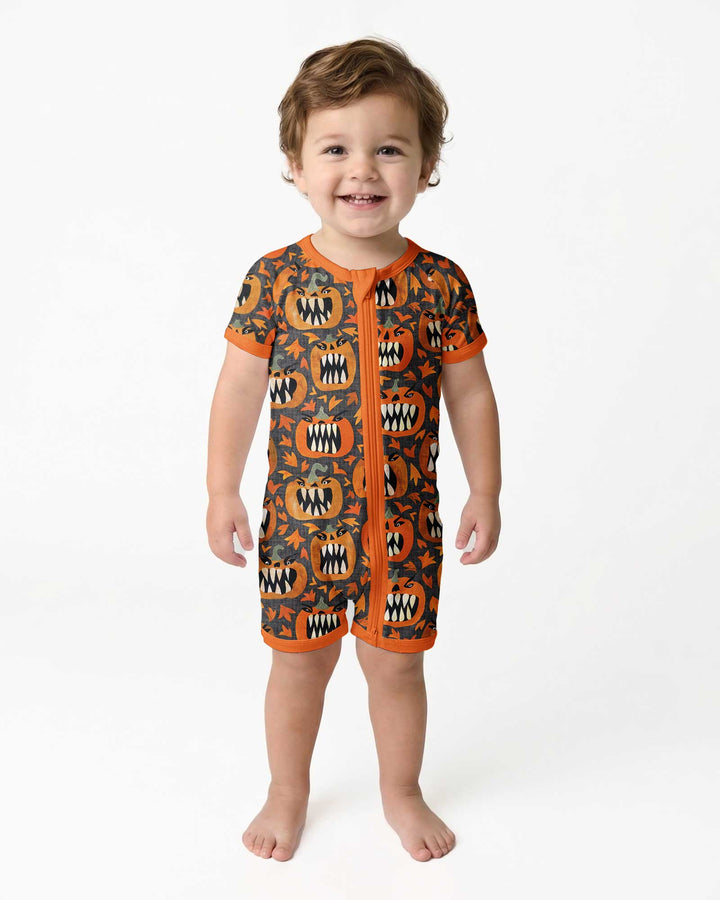 Pumpkin Monsters Bamboo Shorty Zippy