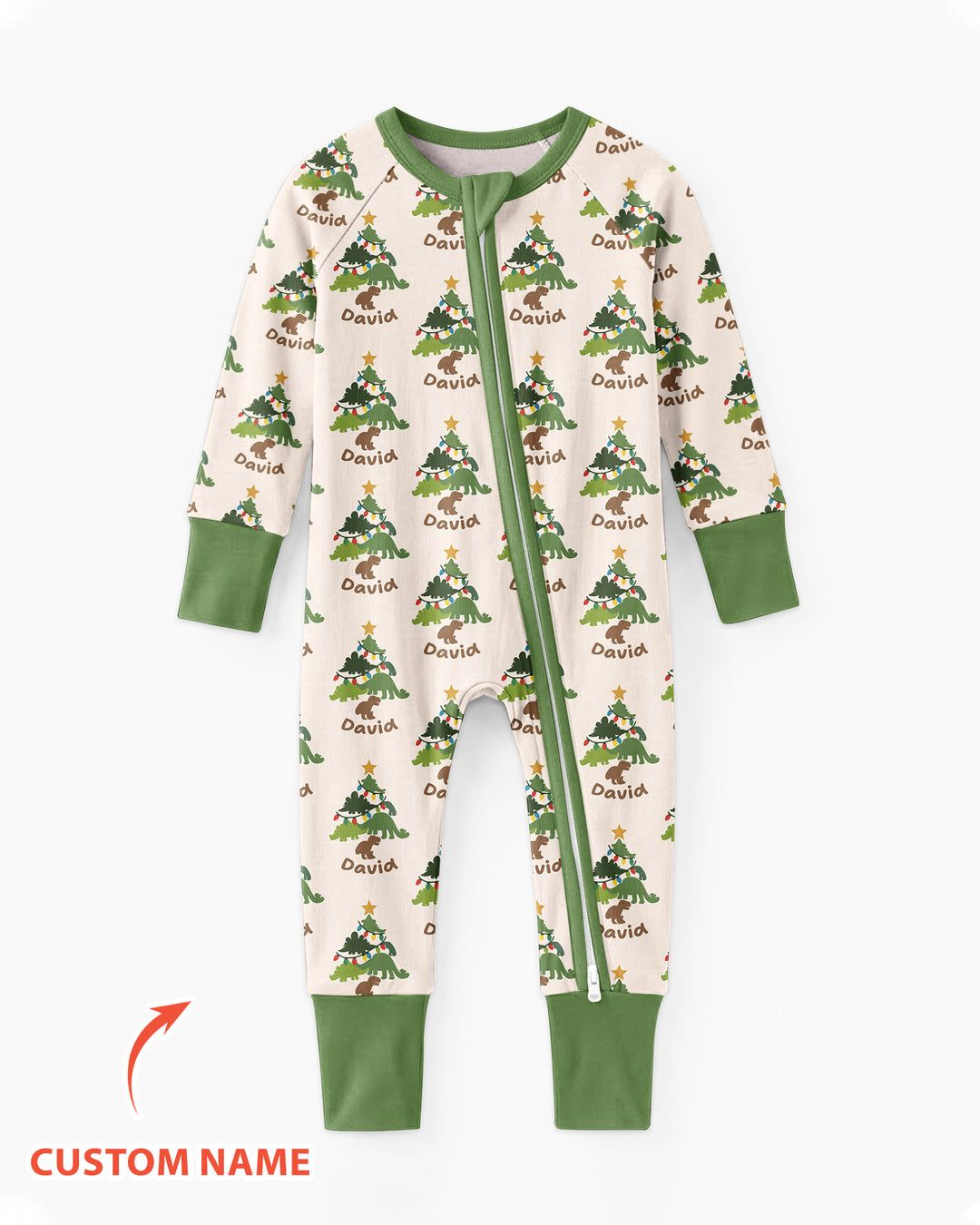 Dino Christmas Tree Bamboo Convertible Zippy