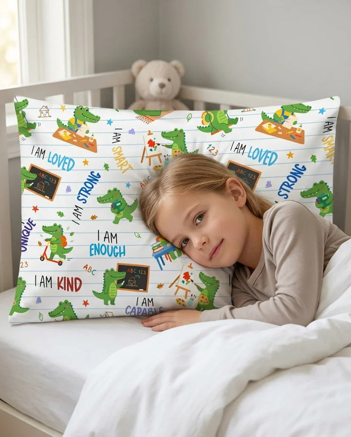 Brave Gator Days Bamboo Pillow Case