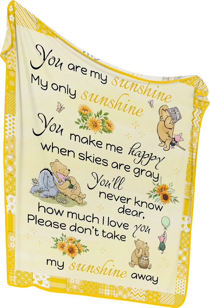 My Little Sunshine Bamboo Blanket