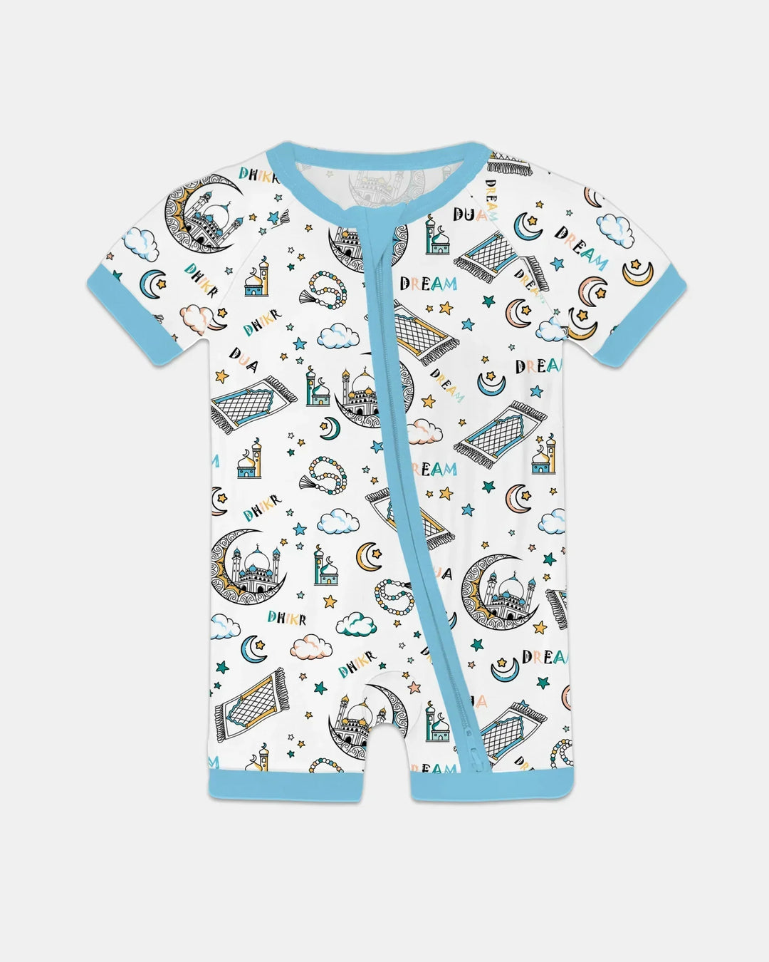 Dua, Dhikr, Dream Matching Family Bamboo Shorty Zippy
