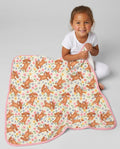 Dachshund Blooms Family Matching Bamboo Blanket