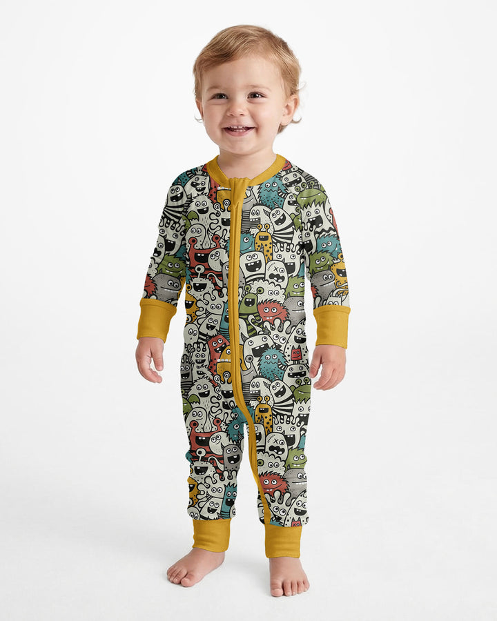 Monsters And Friends Bamboo Convertible Zippy