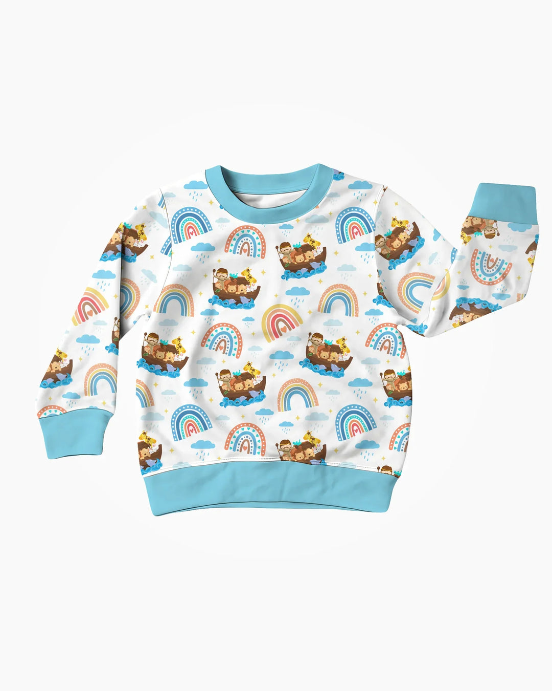 Noah’s Ark & God’s Rainbow Promise Crewneck Sweatshirt