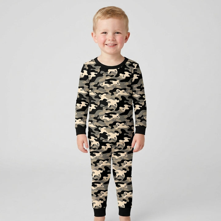 Template Bamboo Two Piece Long Sleeve Pyjamas Set