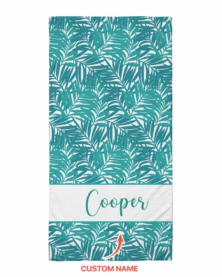Custom Photo Print Dog Bamboo Beach Towel