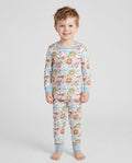 Kawaii Christmas Donuts Bamboo Two Piece Long Sleeve Pajama Set