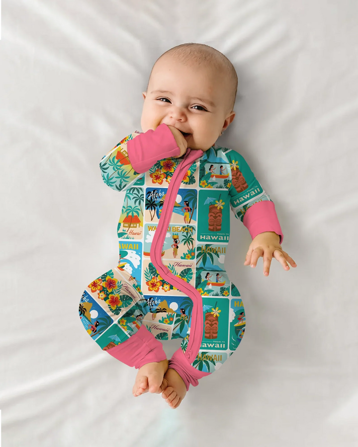 Aloha Postcard Paradise Bamboo Convertible Zippy