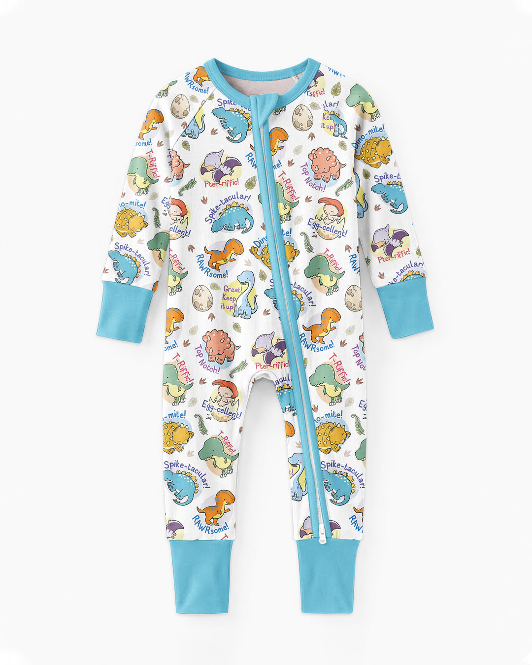 Cute Dinosaur Pun Bamboo Convertible Zippy