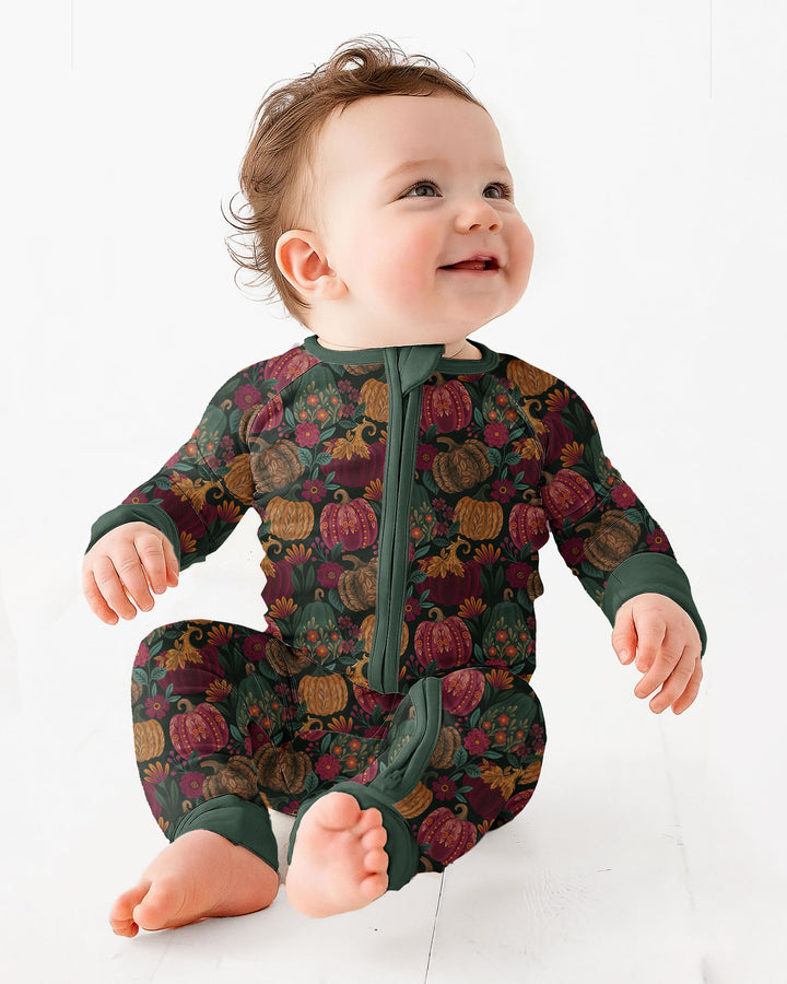 Velvet Pumpkins Bamboo Convertible Zippy