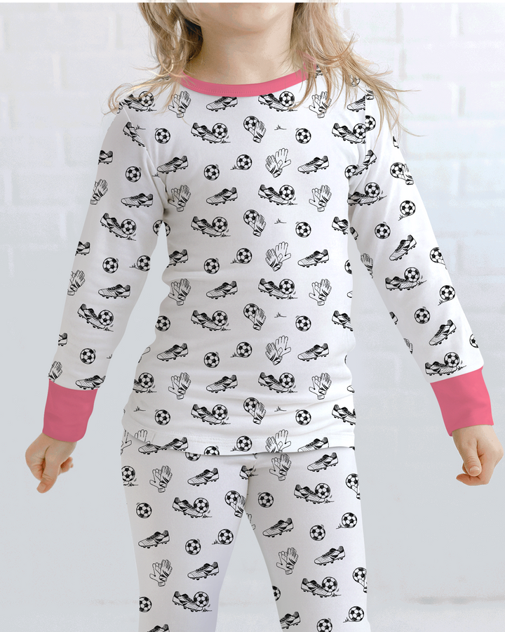 Future Soccer Champion Bamboo Two Piece Long Sleeve Pajama Set
