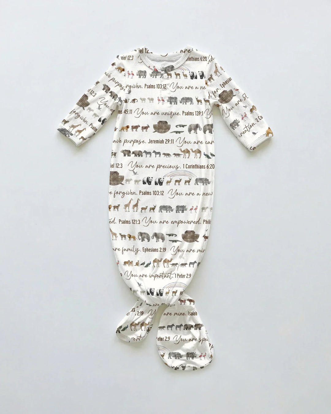 Biblical Noah's Ark Bamboo Knot Gown