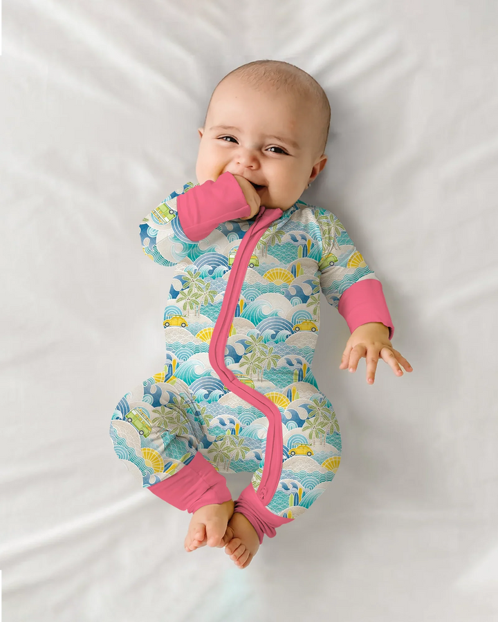 Coastal Road Trip Waves Surf Bamboo Convertible Zippy