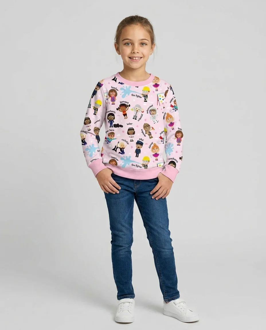 When I Grow Up Bamboo Crewneck Sweatshirt