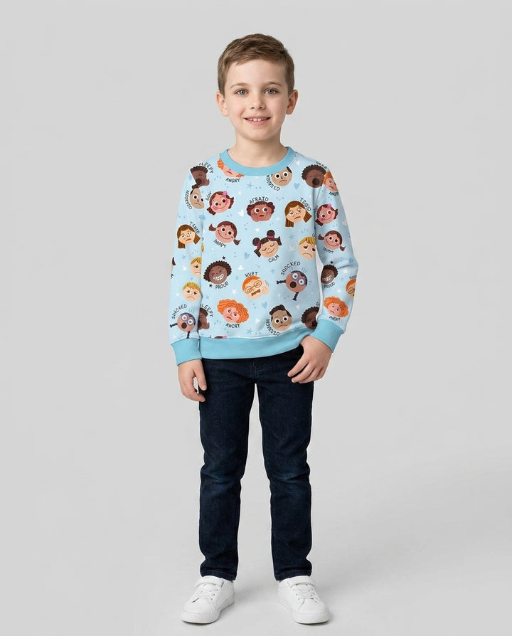 Feelings Vocabulary Bamboo Crewneck Sweatshirt