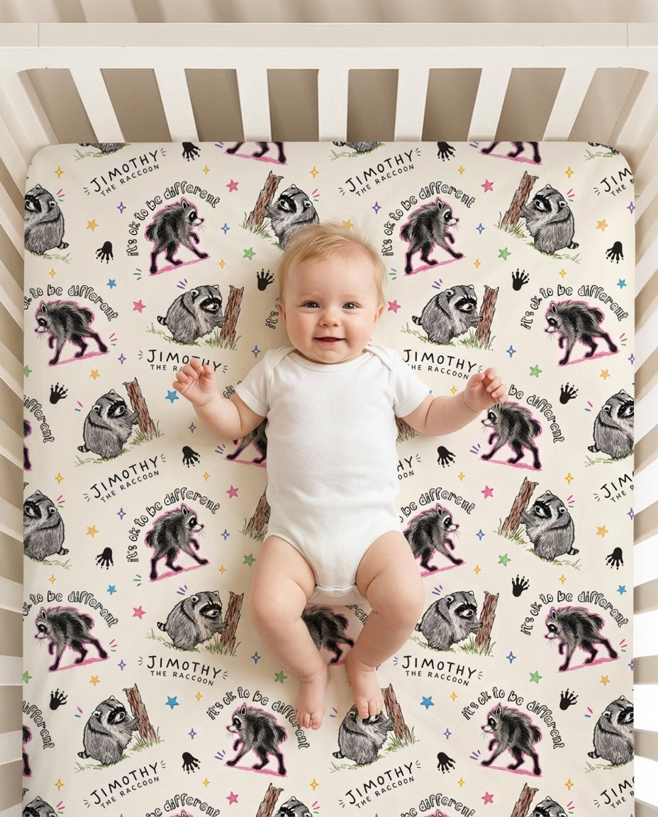 It's Okay to be Jimothy Bamboo Fitted Crib Sheet