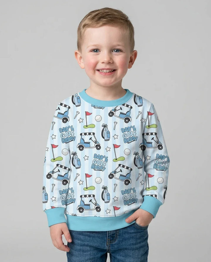 Dad's Golf Buddy Bamboo Crewneck Sweatshirt