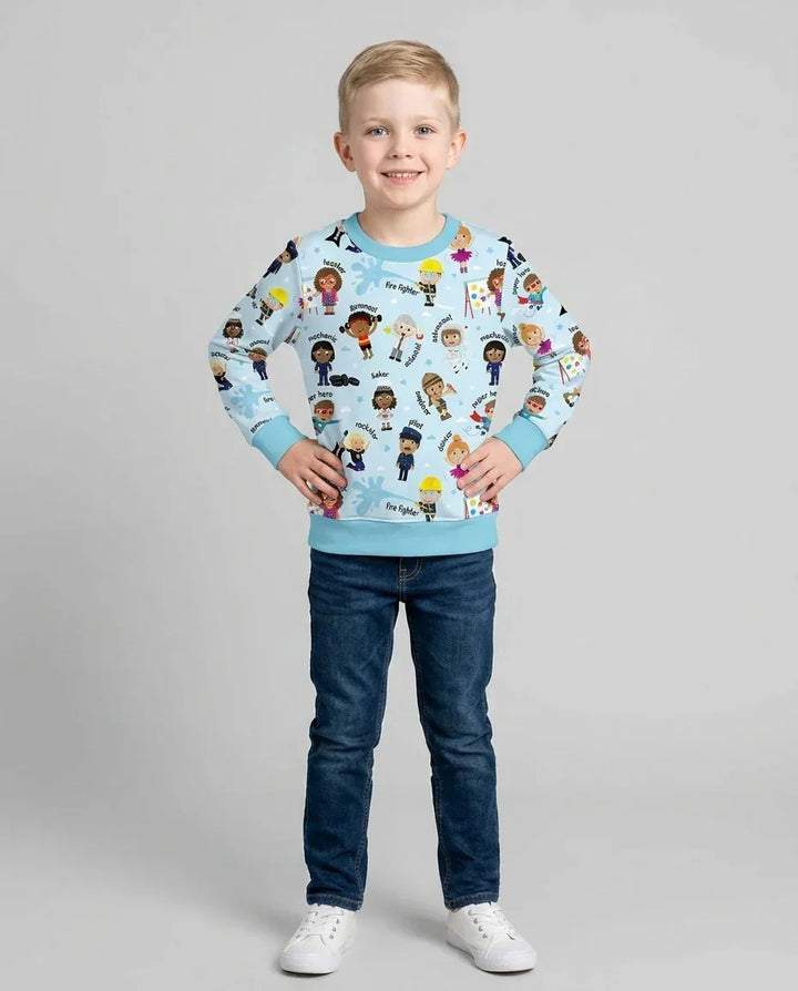 When I Grow Up Bamboo Crewneck Sweatshirt