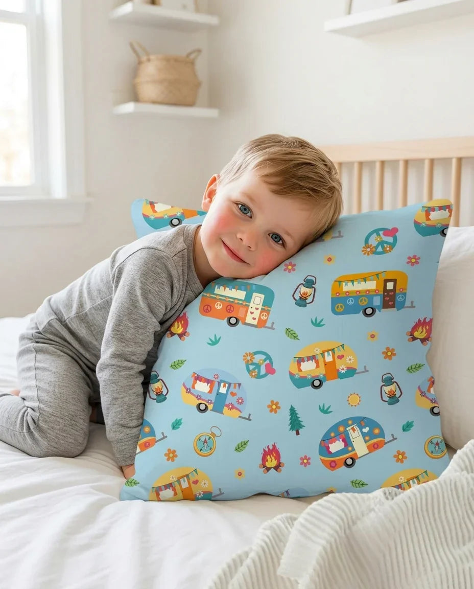 Happy Little Camper Bamboo Pillow Case