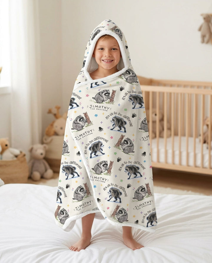 It's Okay to be Jimothy Bamboo Wearable Hooded Blanket