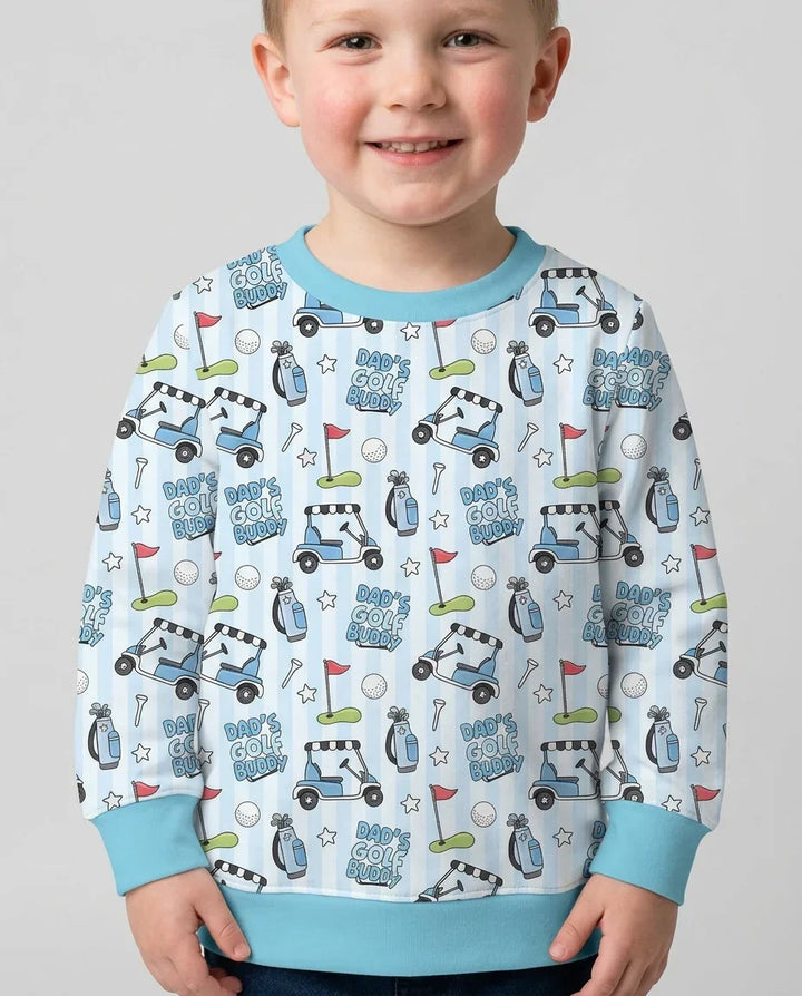 Dad's Golf Buddy Bamboo Crewneck Sweatshirt