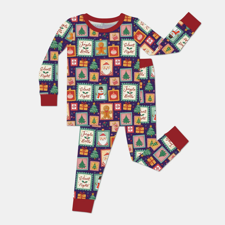 Magical Christmas Night Bamboo Two Piece Long Sleeve Pajama Set