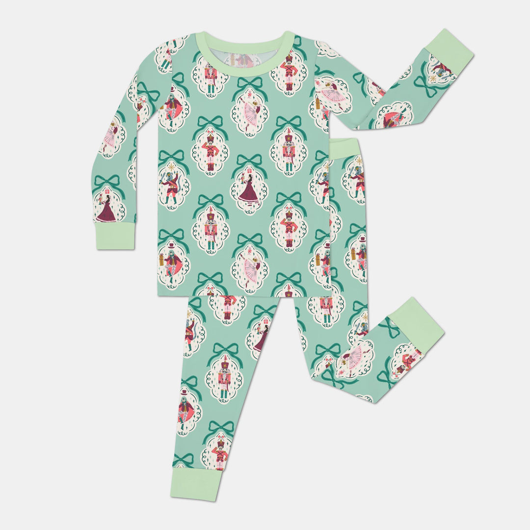 The Nutcracker Ballet Christmas Bamboo Two Piece Long Sleeve Pajama Set