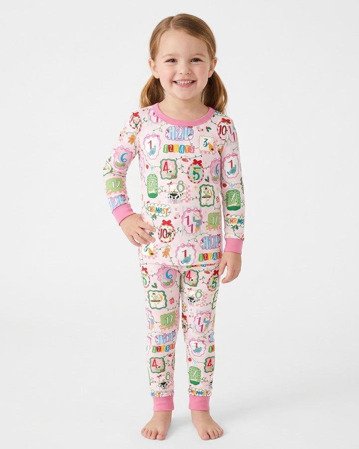 12 Christmas Prayers Bamboo Two Piece Long Sleeve Pajama Set
