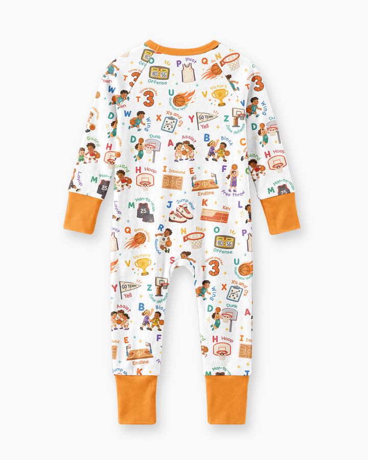Basketball Alphabet Bamboo Convertible Zippy