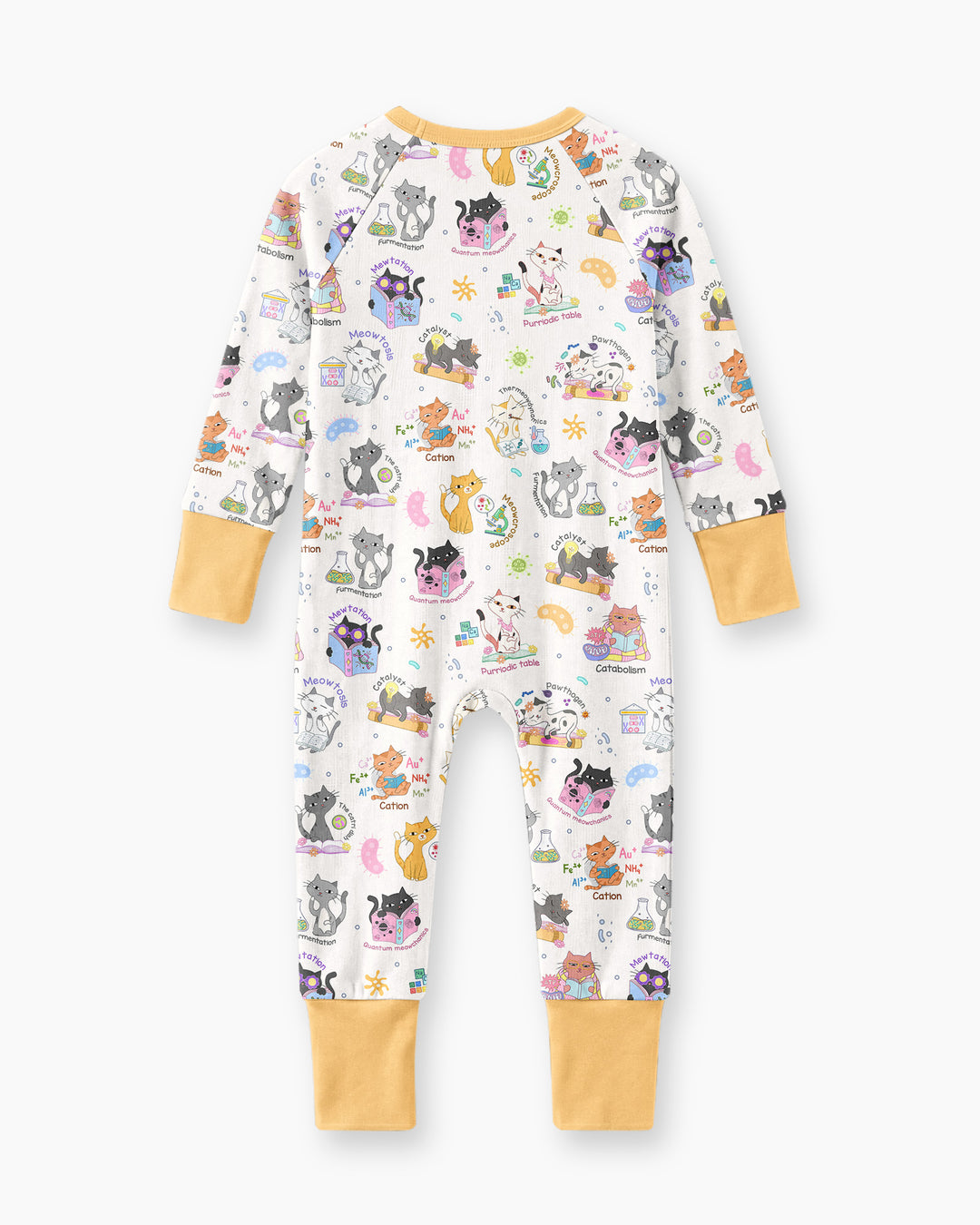 Funny Cat Love Scientist Bamboo Convertible Zippy
