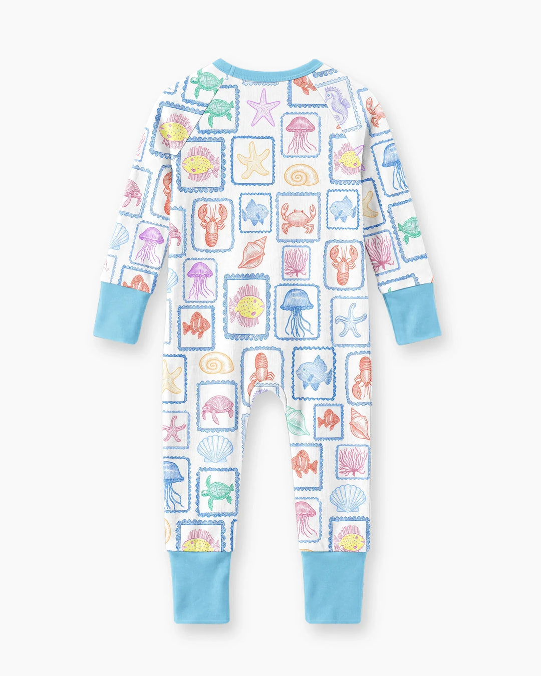 Coastal Treasures Family Matching Bamboo Convertible Zippy