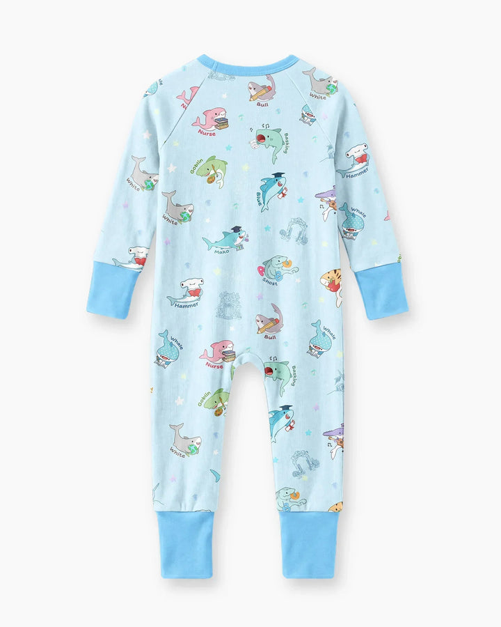 Shark School Bamboo Convertible Zippy