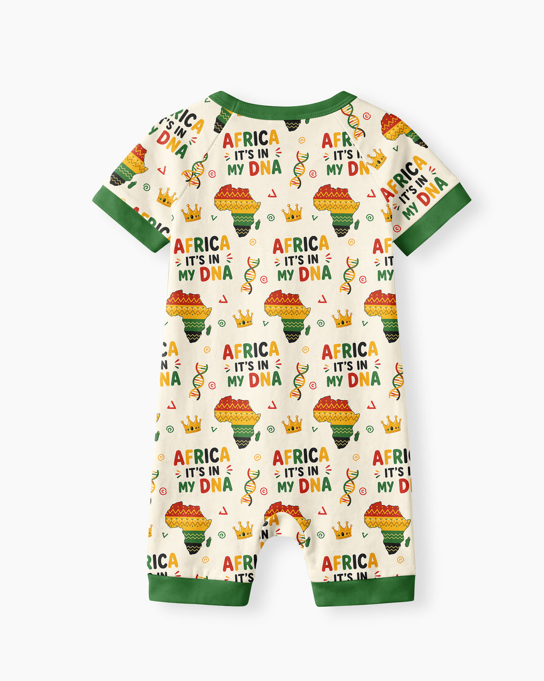 Africa It's In My DNA Bamboo Shorty Zippy