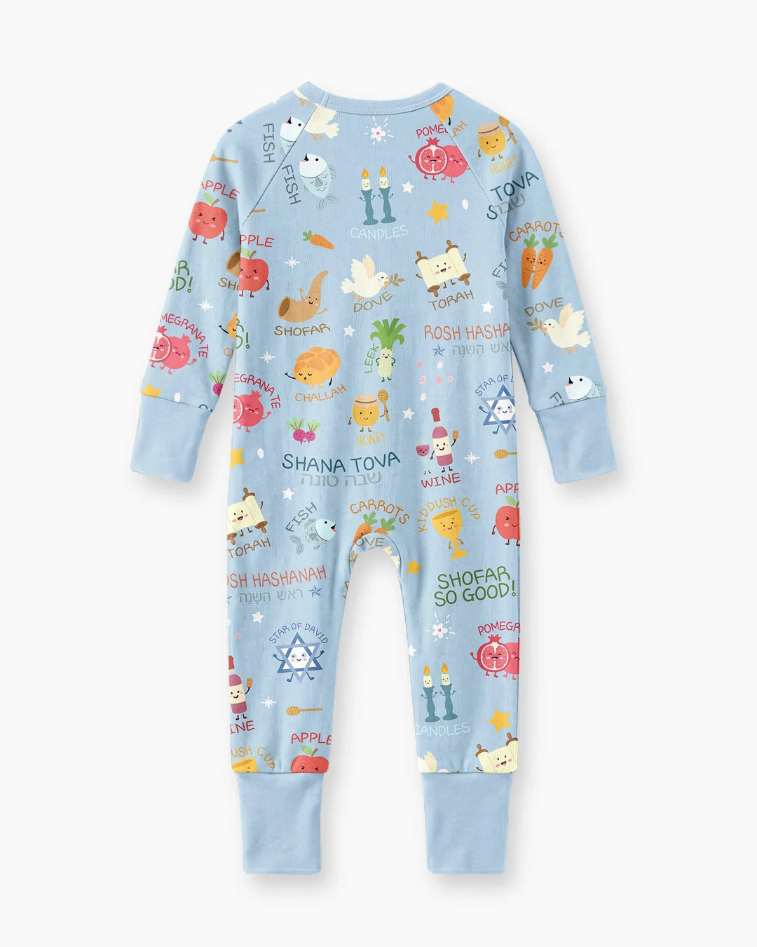 Family Rosh Hashanah Matching Bamboo Convertible Zippy