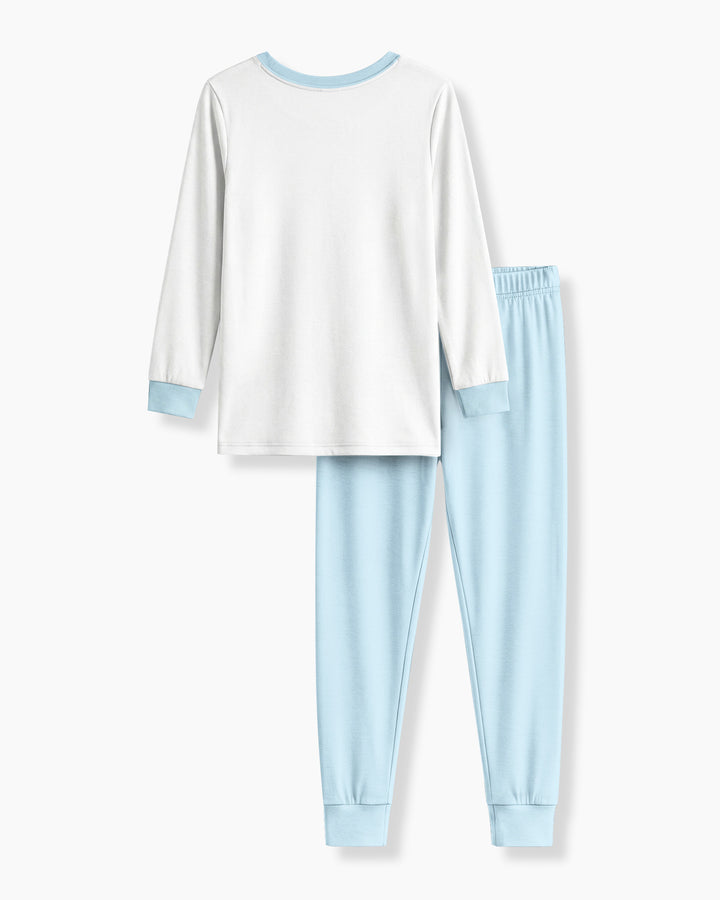 Template Bamboo Two Piece Long Sleeve Pyjamas Set