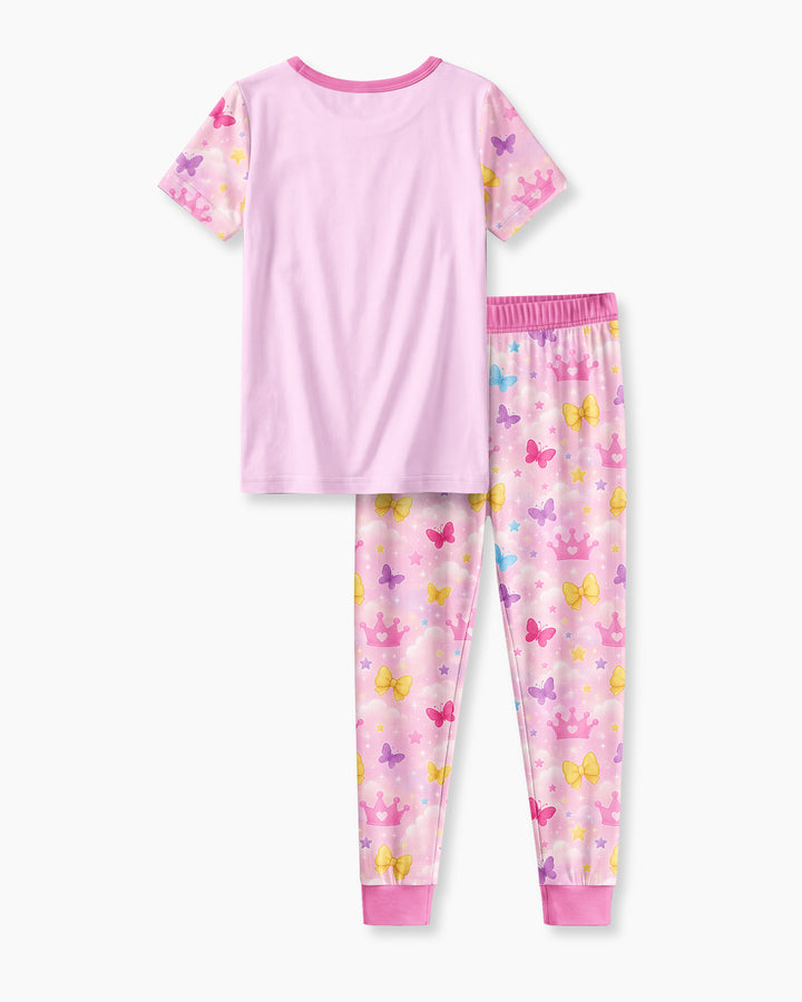 Afro Princess You Are Beautiful Bamboo Two Piece Short Sleeve Pajama Set