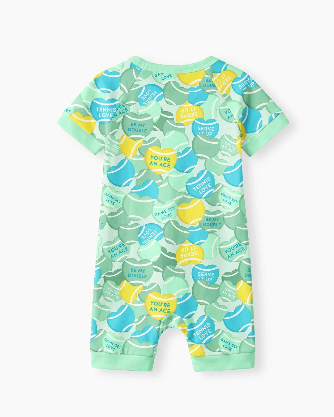 Tennis Candy Family Matching Bamboo Shorty Zippy